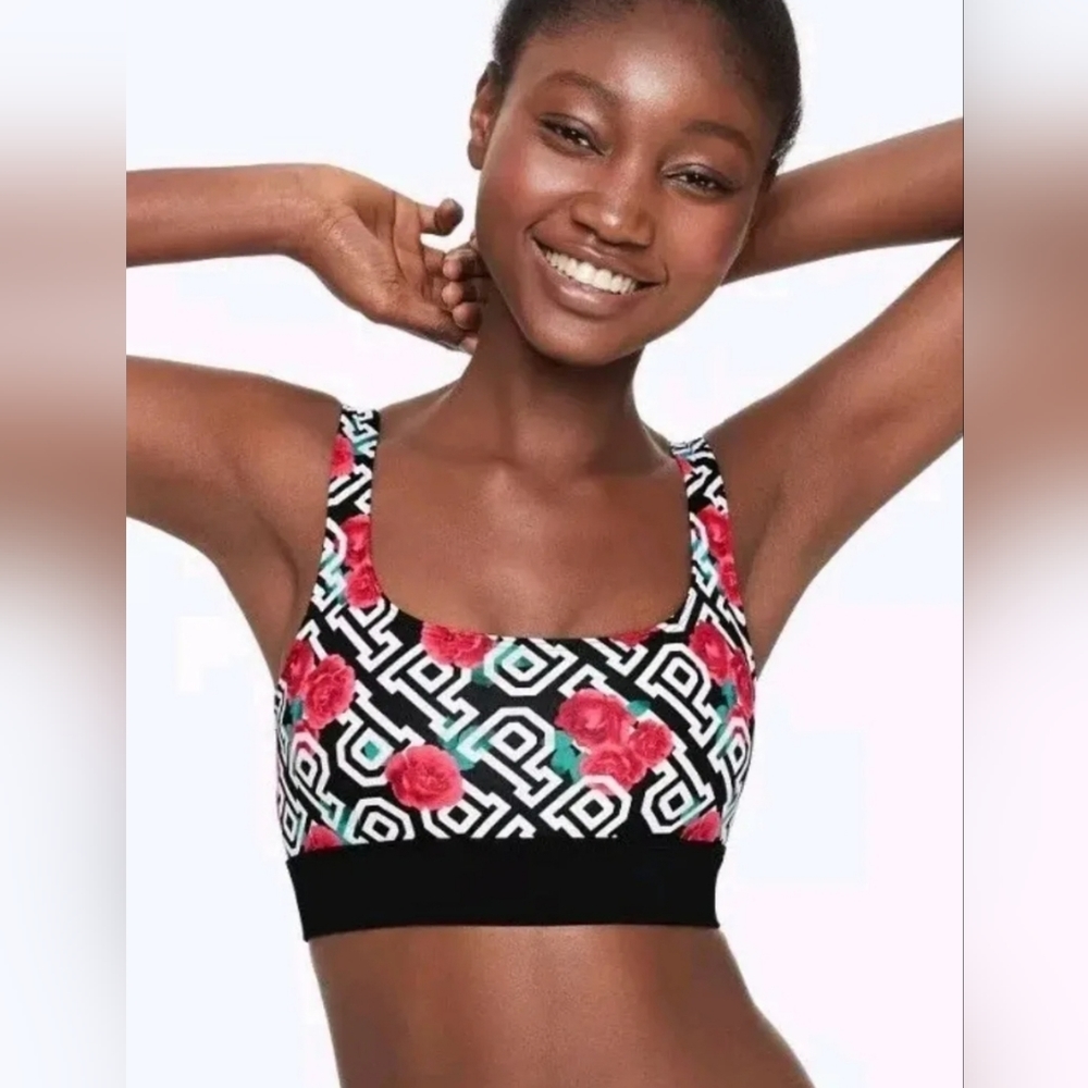 Victoria secret pink large Ultimate Scoop lined sports bra